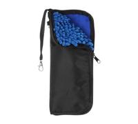 sourcing map Bolsas para paraguas húmedos de viaje de 4.9 x 11 pulgadas, funda portátil de almacenamiento para paraguas plegables compactos, viajes a casa al aire libre, negro/azul