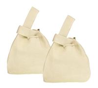 sourcing map Bolso de muñeca de punto, bonito bolso pequeño de ganchillo, bolso portátil de moda para uso diario, compras, viajes, beige, 7.1 inch