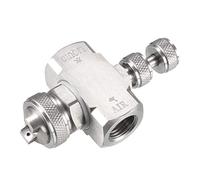 sourcing map Boquillas de atomización de aire, Boquillas de pulverización tipo mixto de vapor de baja presión de 1/4 BSPT