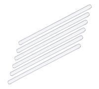 sourcing map Borosilicato Vidrio Palo 5.91" Longitud 8mm Dia Agitar Varilla Mezcla Herramientas con Ambos Extremos Redondos para Laboratorio Cocina Ciencia 6 Piezas