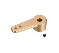 sourcing map Brazo de dirección, eje de transmisión servo excéntrico, adaptador de biela para modelo de coche/barco RC (4,1 mm)