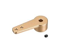 sourcing map Brazo de dirección, eje de transmisión servo excéntrico, adaptador de biela para modelo de coche/barco RC (3.1 mm)