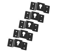 sourcing map Bricolaje Audio Caja De Sonidos Parlante para Montar En Pared Iron Gancho De Suspensión Plato 5PCS