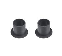 sourcing map Brida Manga Rodamientos 12mm Interior Diámetro 14mm OD 15mm Longitud POM Envuelto Aceite Sin Bujes Negro 2uds