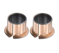 sourcing map Brida Manguito Rodamientos 20mm ID x 23mm OD x 20mm Longitud x 30mm Brida Diámetro x 1,5mm Brida Grosor Envuelto Sin Aceite Bujes 2 Piezas