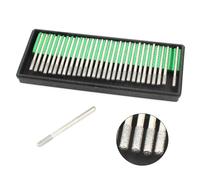 sourcing map Broc* de pulido de culata de 3 mm x 3 mm Punta montada en diamante 30 piezas