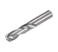 sourcing map Broca de carburo sólido, 10 mm, YG6X/C3 de micrograno de carburo de tungsteno, brocas helicoidales Jobber, vástago recto para perforar acero inoxidable, aluminio, metal y plástico