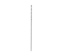 sourcing map Broca de carburo sólido de 0,75 mm C3/K10 de carburo de tungsteno de precisión mini micro vástago recto broca helicoidal para acero inoxidable, metal, plástico, madera