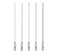 sourcing map Broca de destornillador de cabeza hexagonal plana H1.5/2.0/2.5/3.0/4.0 de 1.5/2.0/2.5/3.0/4.0 mm, punta magnética de 150 mm de largo, vástago hexagonal de 1/4 pulgadas para tornillos de