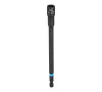 sourcing map Broca de destornillador de tuerca de 8 mm, vástago hexagonal de 1/4 pulgadas, 6 pulgadas, llaves magnéticas de 6 puntos, ajuste rápido de pernos de acero Cr-V para taladros eléctricos