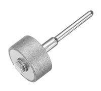 sourcing map Broca de diamante para moler de 1/8 pulgadas, grano 320, 18 mm de diámetro, cilíndrica montada en diamante, broca para tallar, pulir, joyería de jade, piedra ámbar, cristal de cera de