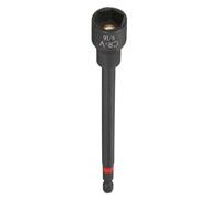 sourcing map Broca para destornillador de tuerca, 9/16 pulgadas, vástago hexagonal de 150 mm de largo, magnéticos, 6 puntos, ajuste de pernos de acero fosfatado CR-V de cambio rápido para taladros
