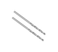 sourcing map Brocas de carburo sólido de 1,75 mm, vástago recto para aleación de acero inoxidable, acero duro, endurecido a 50 HRC, 2 piezas
