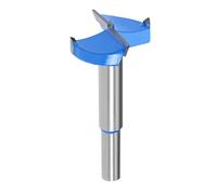 sourcing map Brocas Forstner para Madera, Diámetro 38mm, Madera Hole Saw Taladro para Herramientas de Madera, Acero al Tungsteno Titanium Recubierto, Corte Agujero en Carpintería, Azul y Gris