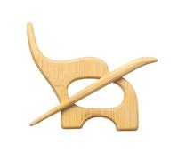 sourcing map Broche de madera, con forma de elefante, pin de chal vintage para suéter, bonito broche de madera para mujeres, niñas, bufanda, insignia, decoración