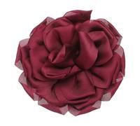 sourcing map Broches y alfileres de flores de rosa, pines de solapa de flores, broches florales de rosas grandes para mujer, 4.3, Poliéster