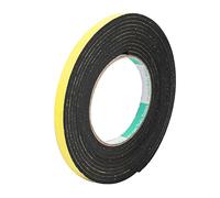 sourcing map Burlete Autoadhesiva, Cinta Aislante Espuma de Una Cara 10mm Ancho 3mm Grosor 4 Metros Longitud, Burlete Puerta Burlete Ventana Antiruido Resistente a los Golpes, Paquete de 1