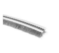 sourcing map Burlete con cepillo, tira de sello con ranura para tarjeta, 10M/3.05m Tira de pelo de burlete, cepillo de barrido para puerta y ventana, 7x6mm/AxAl