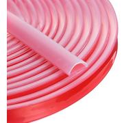 sourcing map Burlete de puerta autoadhesivo de 20 pies en forma de D, aislamiento de silicona para ventana de espacio de ventana para marco de puerta (19/32 pulgadas de ancho x 9/32 pulgadas de alto