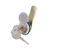 sourcing map Buzón de cajón de metal de culata tubular de seguridad cerradura de la leva 20 mm Diámetro del hilo