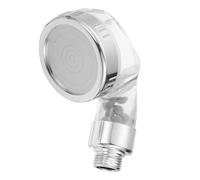 sourcing map Cabezal rociador de cuenco de champú, grifo de fregadero, boquilla de repuesto para spa, peluquería, baño, lavado de cabello, transparente