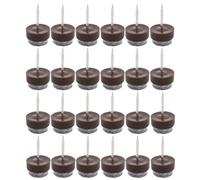 sourcing map Cabinet Table Chair Desk Furniture Feet Legs Floor Protector Guard Felt Pad Nails 16mm Diameter Pack of 24