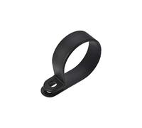 sourcing map Cable Clips Alambres Soportes Tipo R Abrazadera Cierre 30mm para Casa Oficina Cables Orden Negro 20Uds