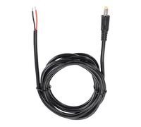 sourcing map Cable de alimentación CC, conector macho de 5,5 mm x 2,5 mm a cable desnudo, extremo abierto, 200 cm, para PC, portátil, juguetes, teléfono celular, dispositivo electrónico