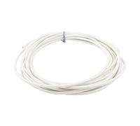 sourcing map Cable de Alta Temperatura, Trenzado de Silicona Flexible, 2mm², 230ºC, Blanco