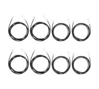 sourcing map Cable de altavoz RCA a cable desnudo de 6.6 pies, 22 AWG de repuesto blanco RCA macho hembra a extremo abierto, adaptador de conector de cable de audio para amplificador, altavoces de