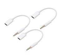 sourcing map Cable de audio TRS de 3,5 mm macho a tipo C hembra, adaptador convertidor de auriculares, adaptador USB a conector de auriculares para reproductores de MP3, reproductores de CD
