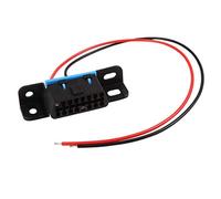 sourcing map Cable De Extensión Adaptador De Conector Hembra De Diagnóstico Universal 12V CC OBD2