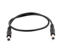 sourcing map Cable de extensión de Alimentación para CCTV cámara 0,5 m DC Macho a de Cable DC Macho 5.5 x 2.1mm