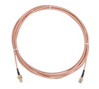 sourcing map Cable de extensión de antena SMA, 13 pies SMA macho a pin interior hembra RG316 extensor de cable coaxial de baja pérdida para sistema de red 0-6G WLAN Antenas de radio puente