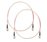 sourcing map Cable de extensión de antena SMA, 2 pies SMA macho a pin interior macho RG316, extensor de cable coaxial de baja pérdida para sistema de red 0-6G, puente de antenas de radio WLAN (2