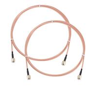 sourcing map Cable de extensión de antena SMA, 6 pies SMA macho a agujero interior macho RG316, extensor de cable coaxial de baja pérdida para sistema de red 0-6G, puente de antenas de radio WLAN (2