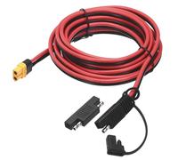 sourcing map Cable de extensión de conector SAE a XT60 de 12 AWG, cable XT60 hembra a SAE con adaptador de polaridad inversa para automóviles, paneles solares, carga