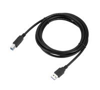 sourcing map Cable de impresora USB 3.0, USB tipo A macho a tipo B macho, cable de escáner de alta velocidad para computadora portátil conectar a la impresora, color negro