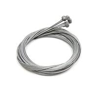 sourcing map Cable de línea de freno de metal universal de 1,8 m de longitud para motocicleta, 5 unidades