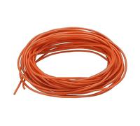 sourcing map Cable de Silicona Calibre 28, Alambre Trenzado 28 AWG, Cable Eléctrico de Conexión de Alta Temperatura, Cable de Cobre Estañado Flexible Naranja 6 m para Modelo Auto Manipulador