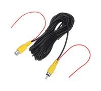 sourcing map Cable de video RCA para cámara de respaldo, cable de extensión de vídeo RCA de 6 m, cable de extensión de video para cámara trasera de coche, cable de detección para camión, autobús, SUV