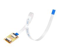 sourcing map Cable Flexible Plano (Tipo A) y Adaptador Extendido de Montaje Extraíble Kit, FFC 10 Pines 0,5mm Paso 200mm L para LCD TV Audio de Automóvil Reproductor de DVD Laptop