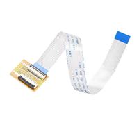 sourcing map Cable Flexible Plano (Tipo A) y Adaptador Extendido de Montaje Extraíble Kit, FFC 13 Pines 1,0mm Paso 200mm L para LCD TV Audio de Automóvil Reproductor de DVD Laptop