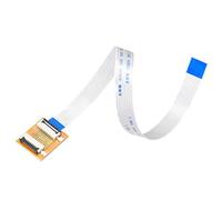 sourcing map Cable Flexible Plano (Tipo A) y Adaptador Extendido de Montaje Extraíble Kit, FFC 8 Pines 1,0mm Paso 200mm L para LCD TV Audio de Automóvil Reproductor de DVD Laptop