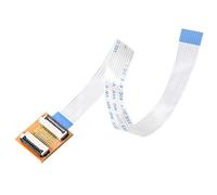 sourcing map Cable Flexible Plano (Tipo A) y Adaptador Extendido de Montaje Extraíble Kit, FFC 9 Pines 1,0mm Paso 200mm L para LCD TV Audio de Automóvil Reproductor de DVD Laptop