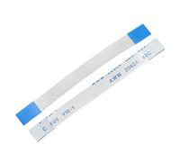 sourcing map Cable plano flexible, 10 pines, 0,5 mm, 60 mm, FPC FFC cable de cinta flexible para TV LCD, coche, reproductor de DVD, portátil, 5 unidades (tipo A)