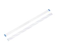sourcing map Cable plano flexible, 500 mm, 1 mm, 22 pines FPC FFC, cable de cinta flexible para TV LCD, reproductor de audio y DVD, 10 unidades (tipo A)