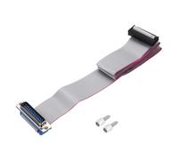 sourcing map Cable plano IDC de 26 pines DB25 macho a conector hembra FC-26 de 2,54 mm, paso de 50 cm, 2 unidades