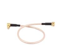 sourcing map Sourcingmap® Cable RG316 Coaxial en Forma de Espiral 20cm MCX-JW Macho a MCX-JW Macho