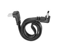 sourcing map Cable USB C plano, 11.8 pulgadas, 90 grados macho a macho, adaptador de silicona de 480 Mbps, velocidad tipo C, cables planos de extensión para teléfono, tablet, laptop, cargadores de